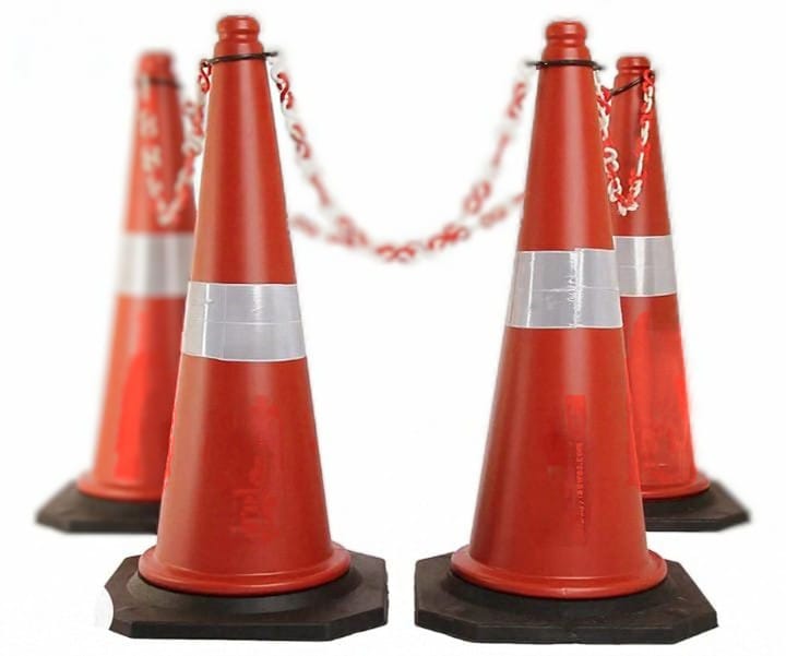 Traffic Cone and Chain MDSGoa